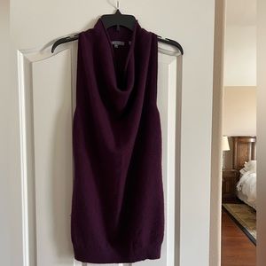 Vince sleeveless cowl neck sweater